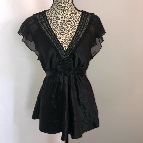 BCBGMaxAzria Tops - NWOT Stunning BCBG Maxazria silk blouse